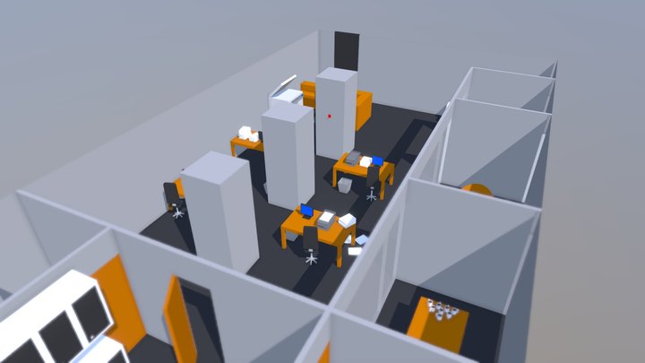 Office Level 3 3D Model