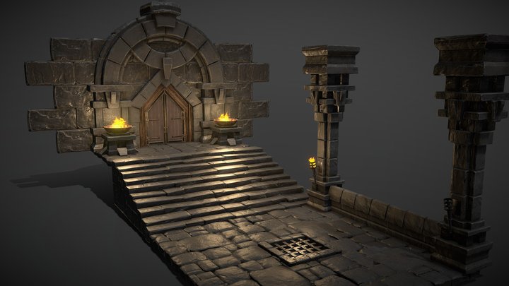 Dungeon | In Game - 3D Structure 3D Model