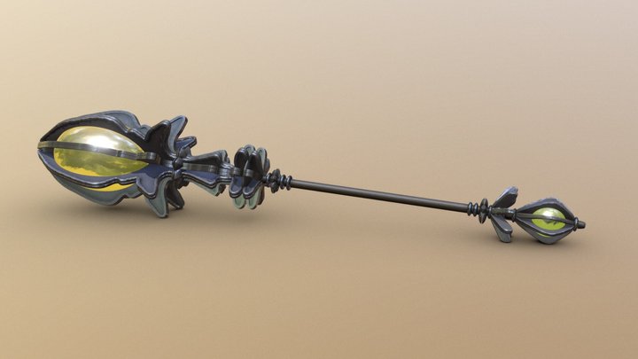 "Staff" (Day 12 of SculptJanuary2019) 3D Model