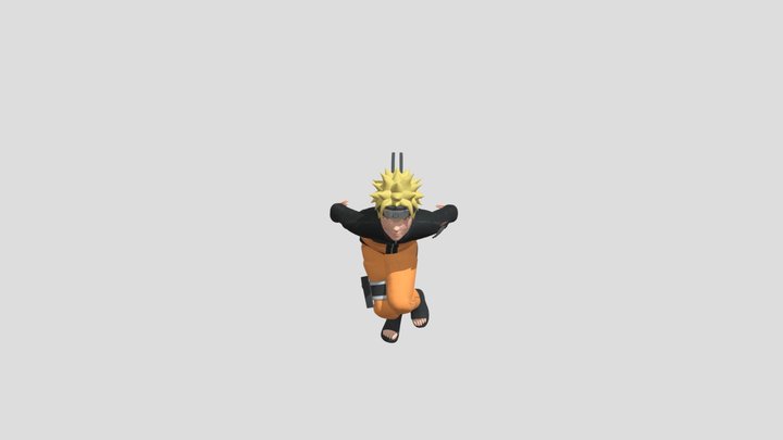 naruto_uzumaki_running_animation 3D Model