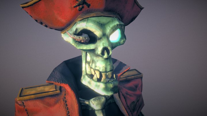 Skeleton with accessories 3D Model
