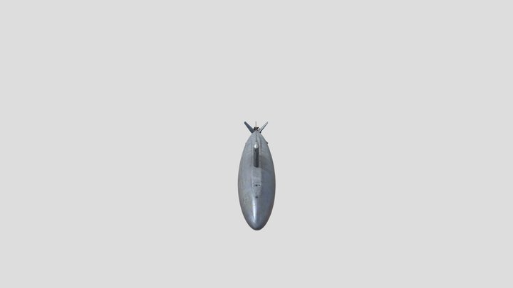 USS Albacore 7-13 3D Model