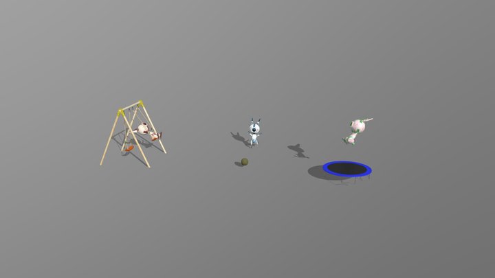 Bunny Bot_ Playground 3D Model
