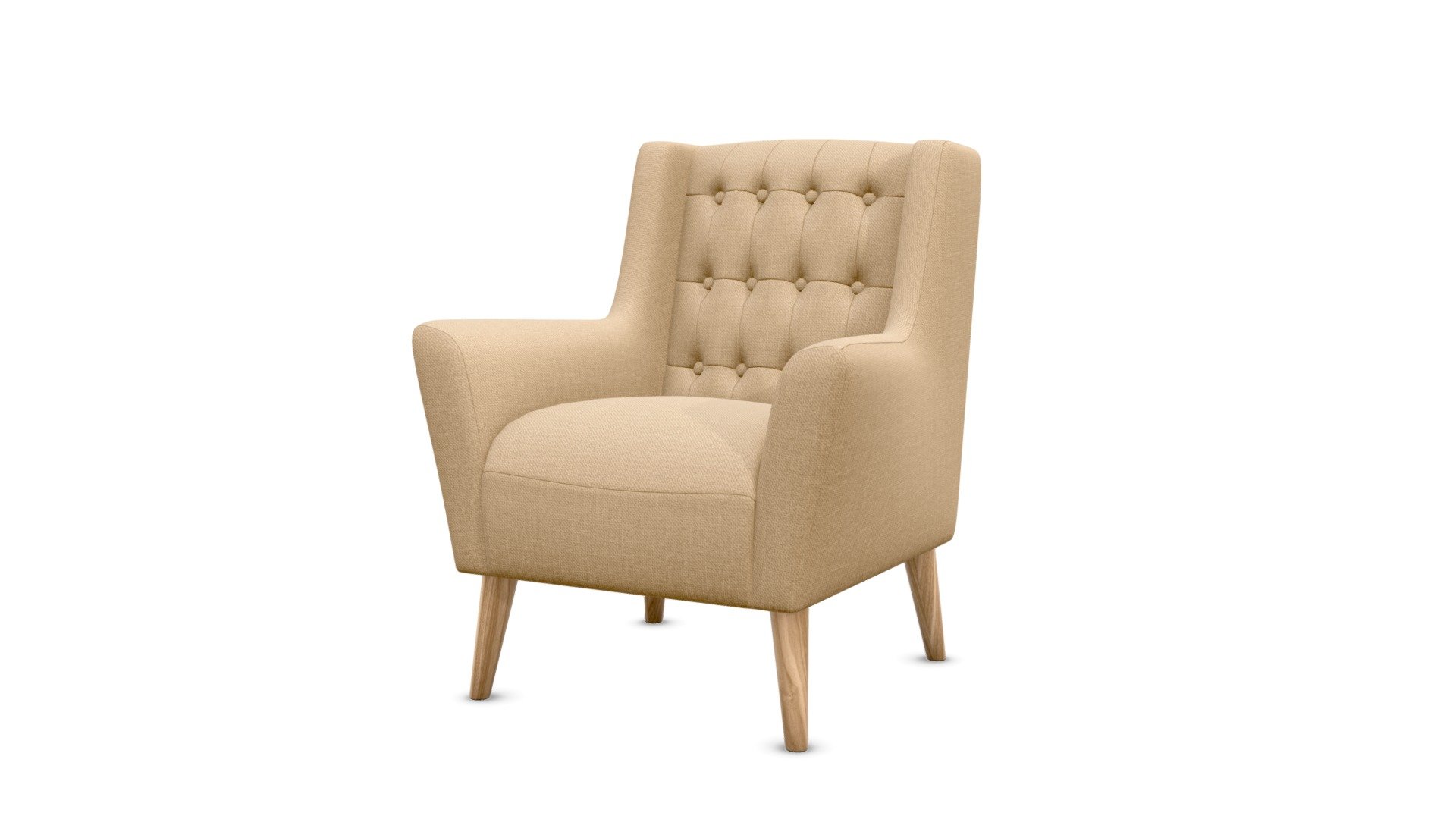 Quentin Armchair, Safari Beige