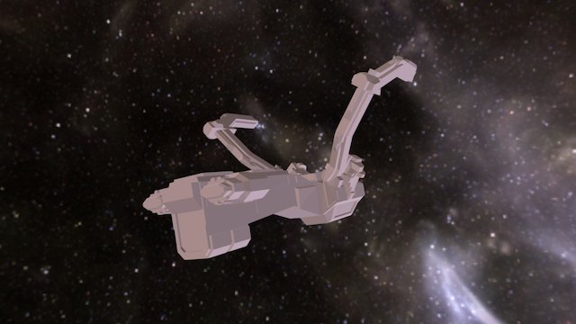 Frigate 3D Model