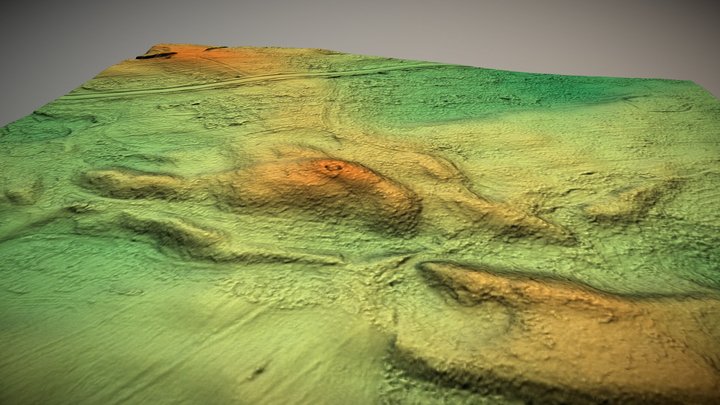 Brinkliškių piliakalnis (Lithuania) – Gratis 3D-model STL