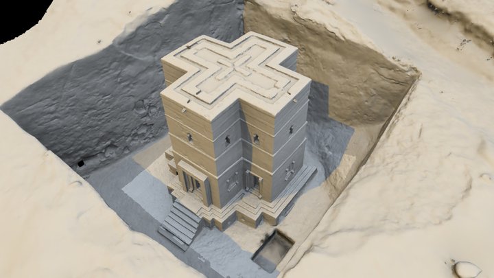 Beta Giorgis, Lalibela, Ethiopia 3D Model