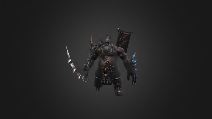 Blackhand Battler 3D Model