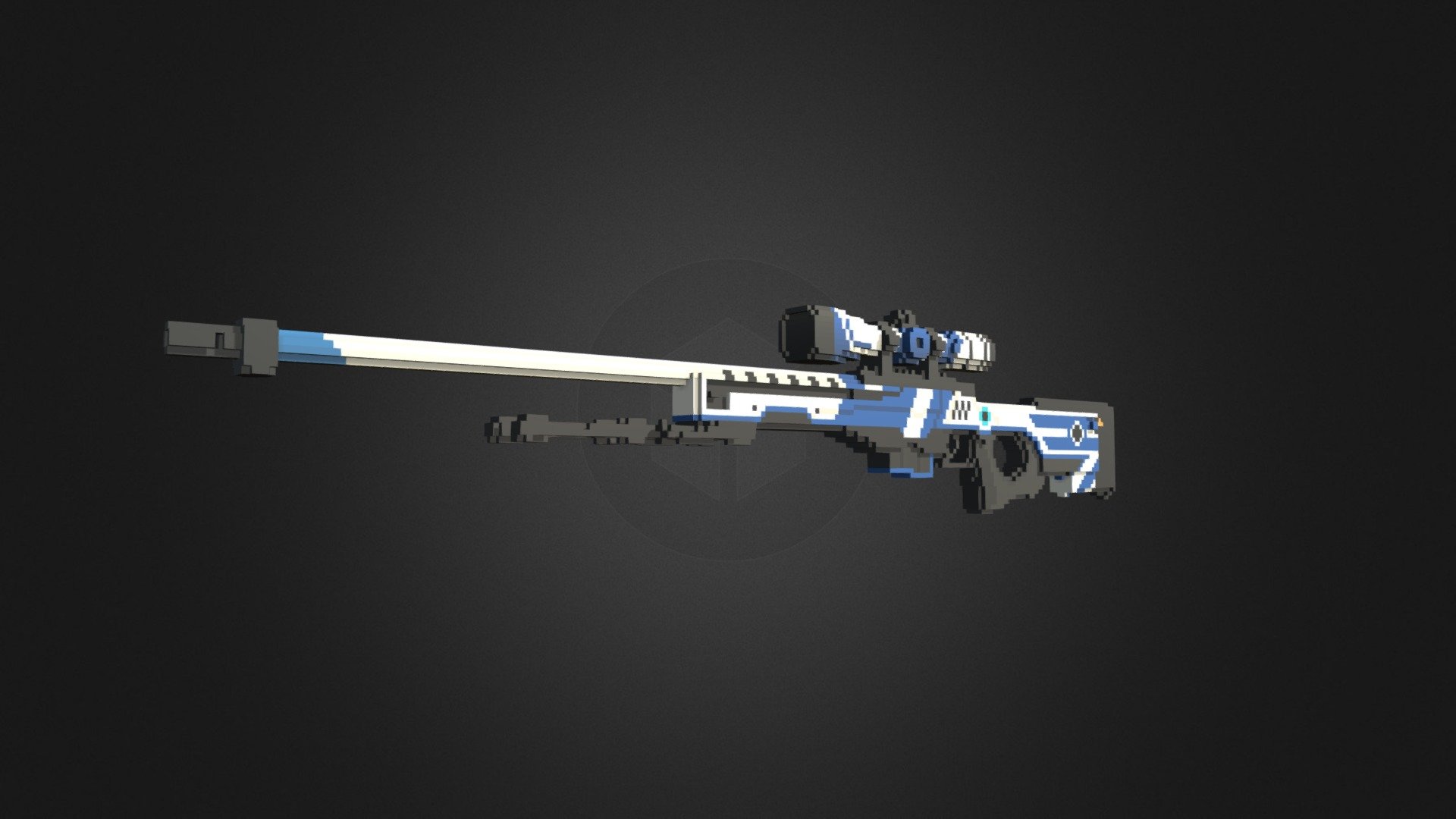 AWP Rail Gun - 3D model by Thanh Doan (@inderuss) [3b1cf4f] - Sketchfab