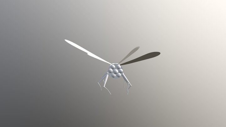 Mech Dragonfly 3D Model