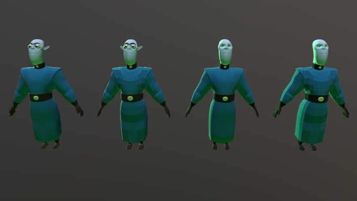 Drakken_WIP_28 3D Model