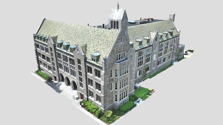 Lyons Hall 3D Model for Sketchfab 3D Model