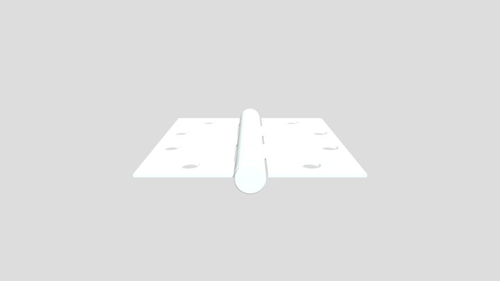 Door Hinge 3D Model