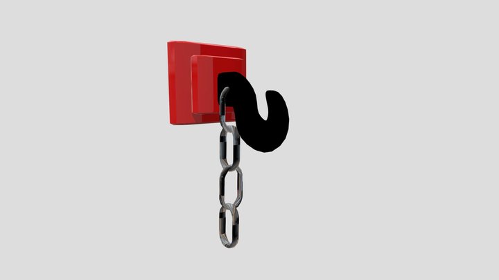 Coupling Hook 3D Model