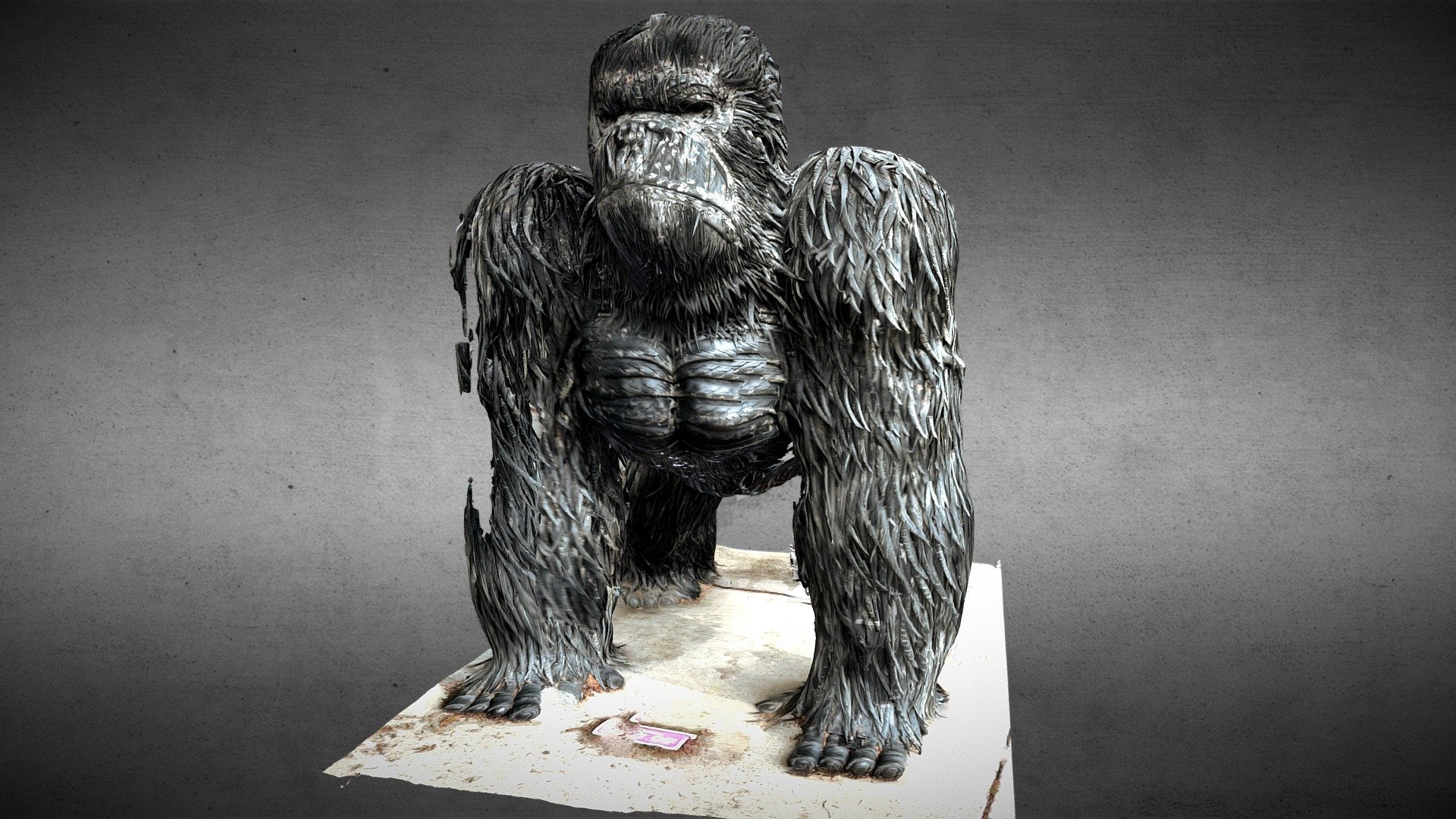 rubber gorilla