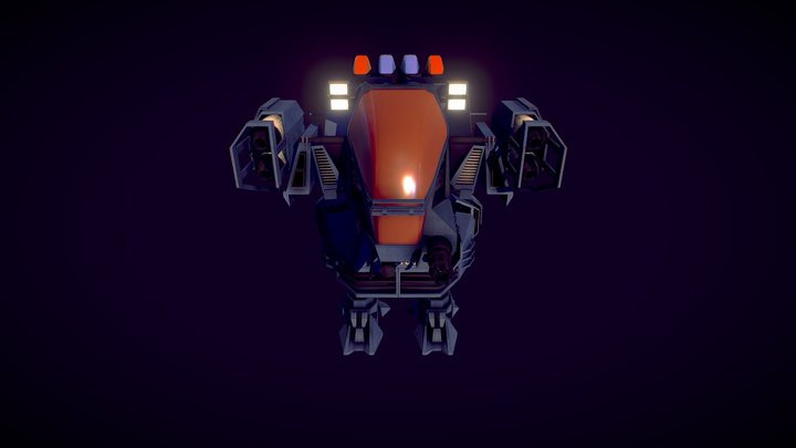 FutureCop X1-A 3D Model