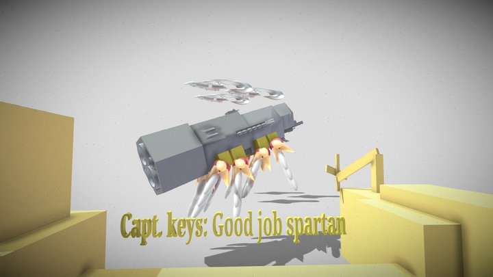 Halo Diorama 3D Model