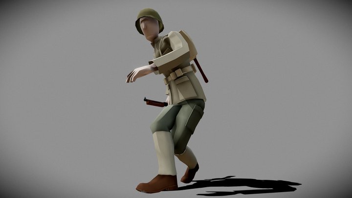 American soldier 3D Model