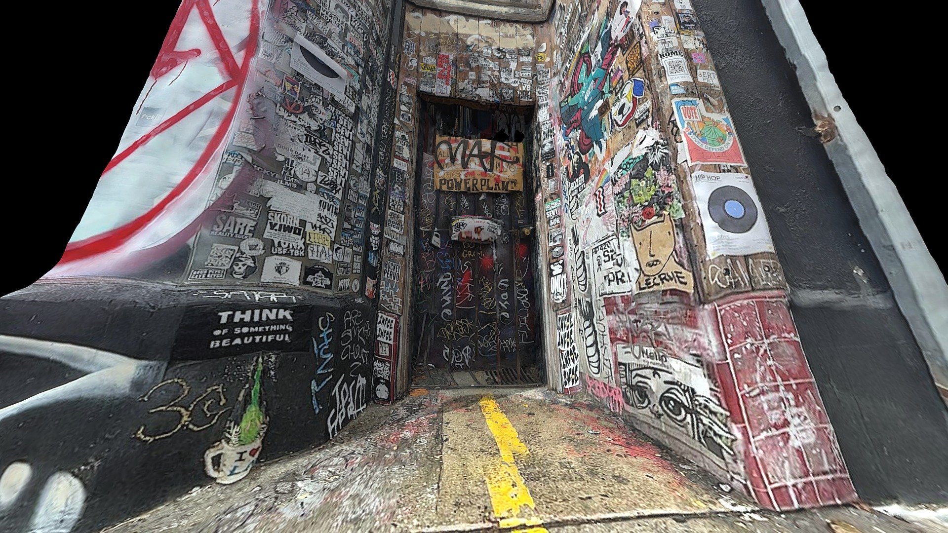Street Art Doorway (iPhone Lidar Scan)