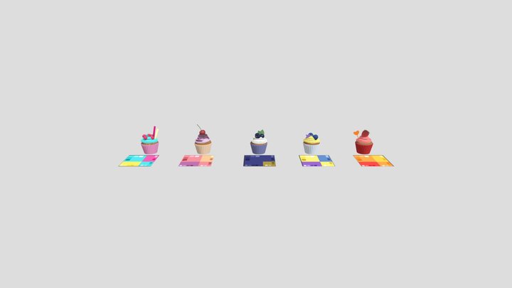 hw_5_cupcakes_coloring 3D Model
