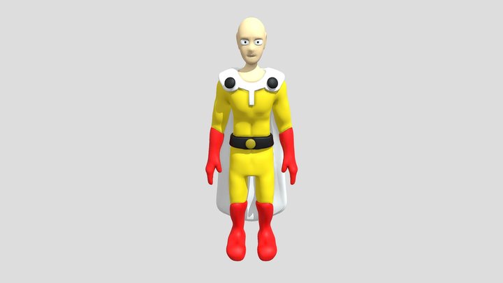 Saitama 3D Model