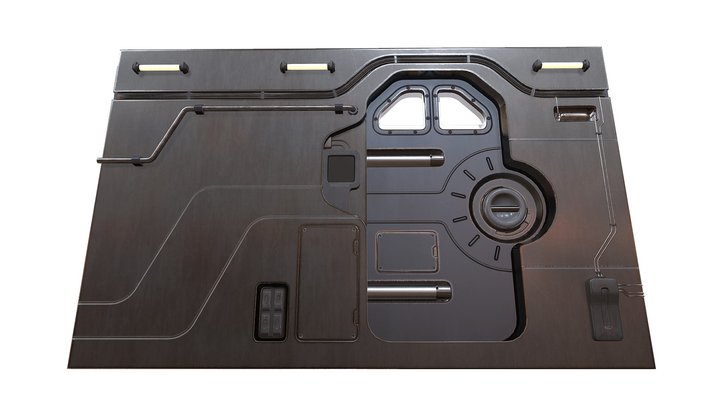 Sci Fi Spaceship Door