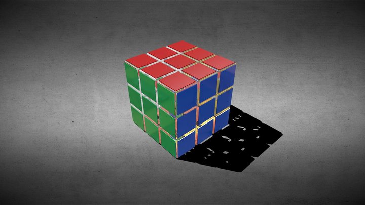 Rubik's Cube 3D Model