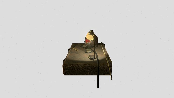 Fallout New Vegas Inspired Diorama 3D Model