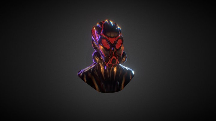 Sci-Fi Helmet 3D Model