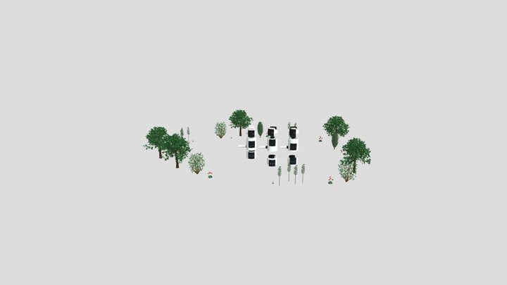 Site Drainage Tree Test 3D Model