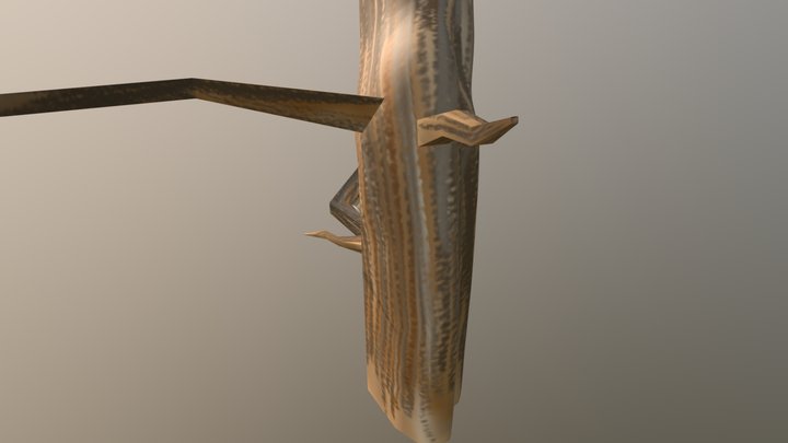 SM Curved Tree 3D Model