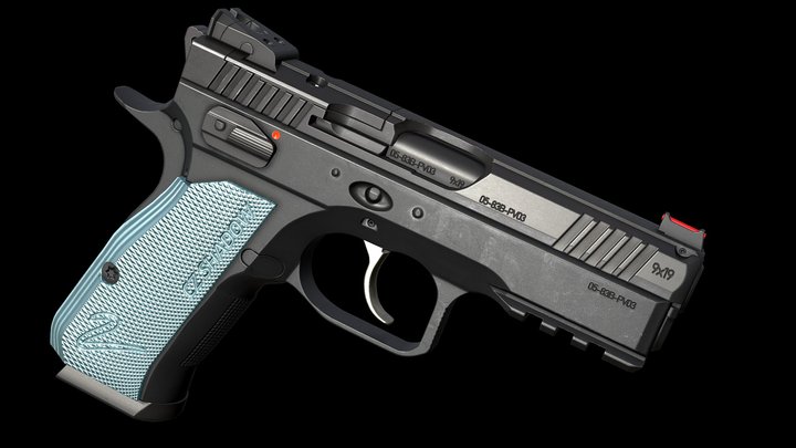CZ Shadow 2 Compact 9mm pistol 3D Model
