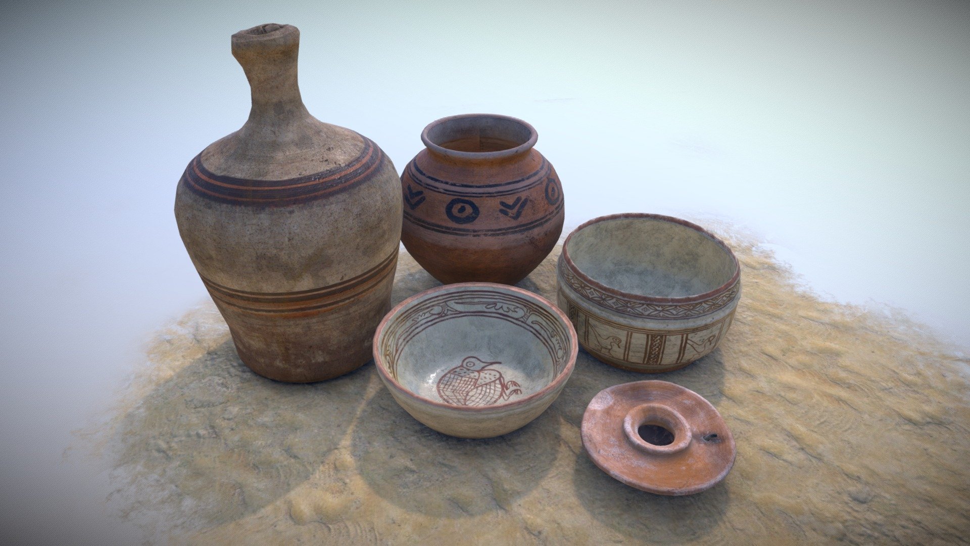 Zabytki Ghazali/ Finds from Ghazali — Sketchfab embed 3D viewer