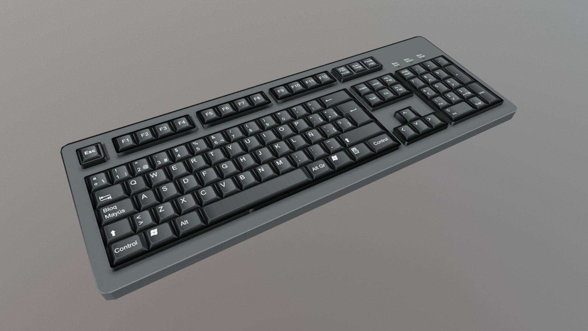 Teclado de PC (Low Poly)