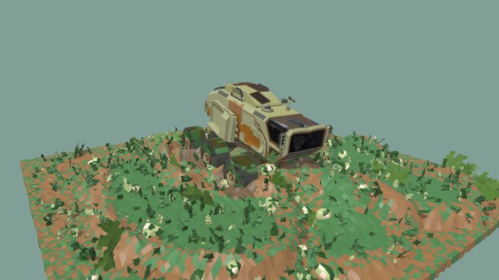 Rover broken 3D Model