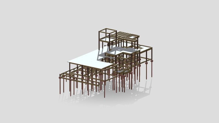 Projeto Estrutural 3D Model
