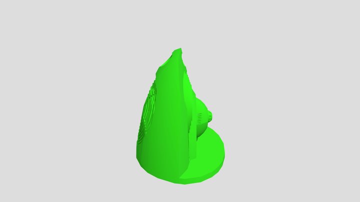 1990s Holmes TropiCool HANF-77 Desk Fan 3D Model