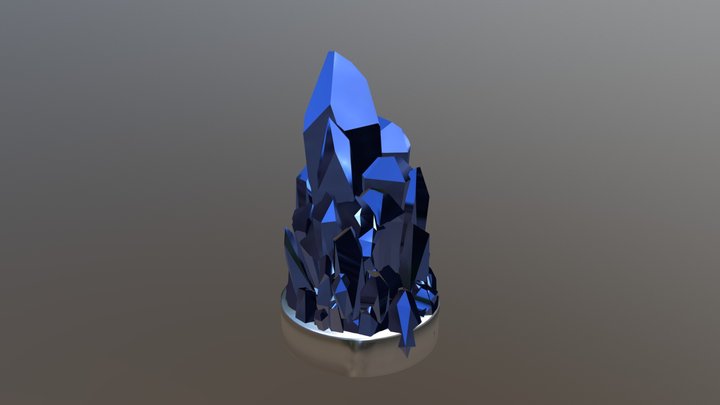 Blue Crystal 3D Model