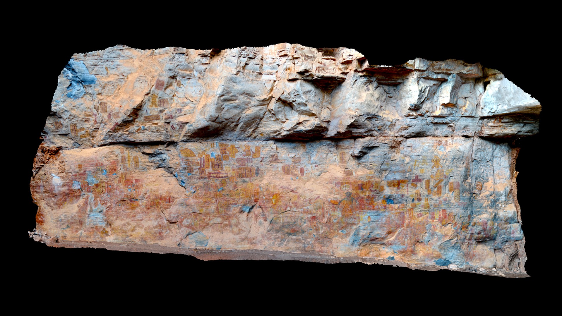 3D model Gruta Caboclo - This is a 3D model of the Gruta Caboclo. The 3D model is about a close-up of a rock.