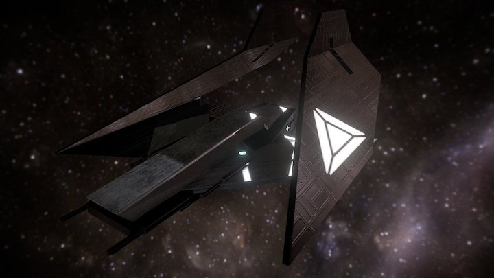 Emperor's Fighter 3D Model