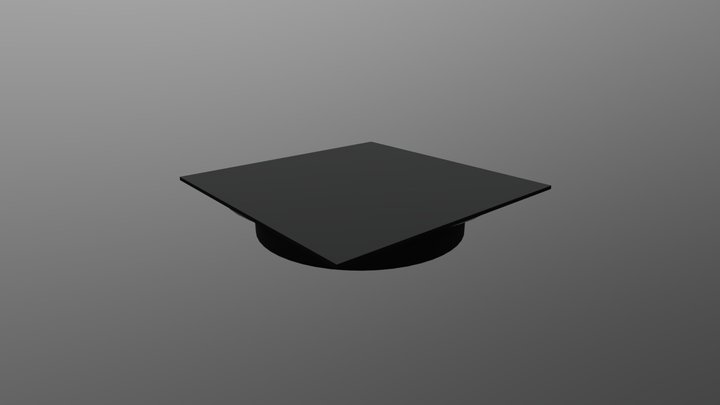 Graduation Hat 3D Model