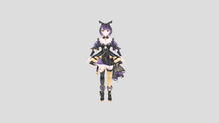 Ooniau暖暖 占卜vtuber 3D Model