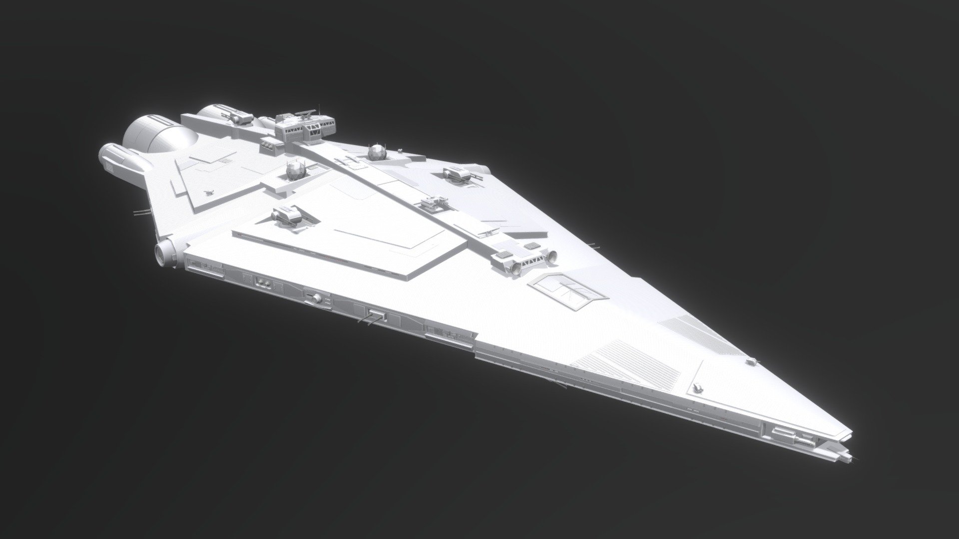 Desolator-Class Cruiser - Star Wars Inspired - Buy Royalty Free 3D ...