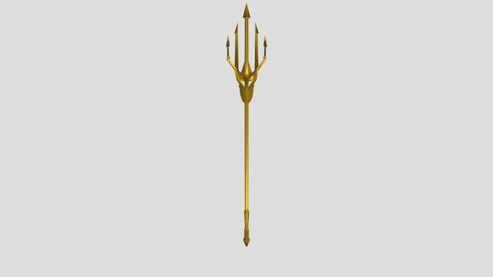 God Trident 3D Model