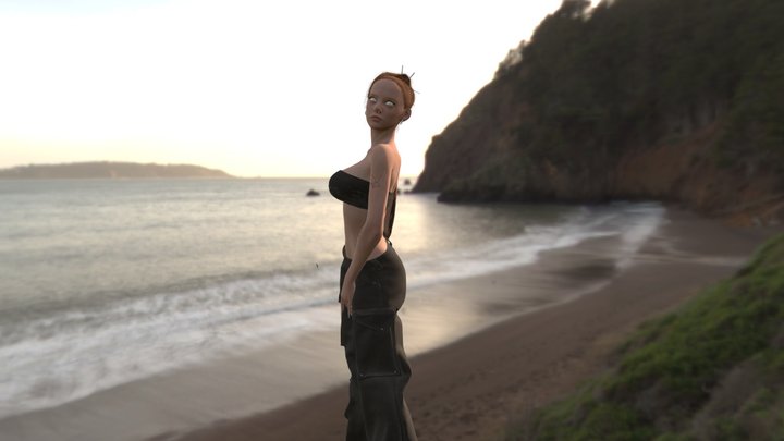 MODEL FVART FASHION GIRL 3D Model