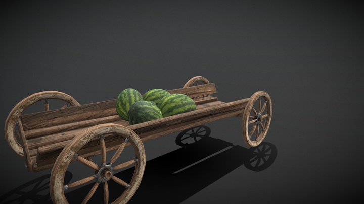 Cart Low 3D Model