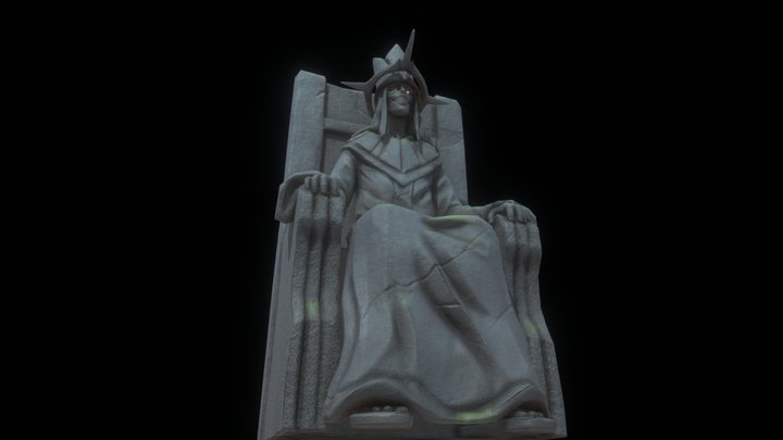 Statue of God 3D Model