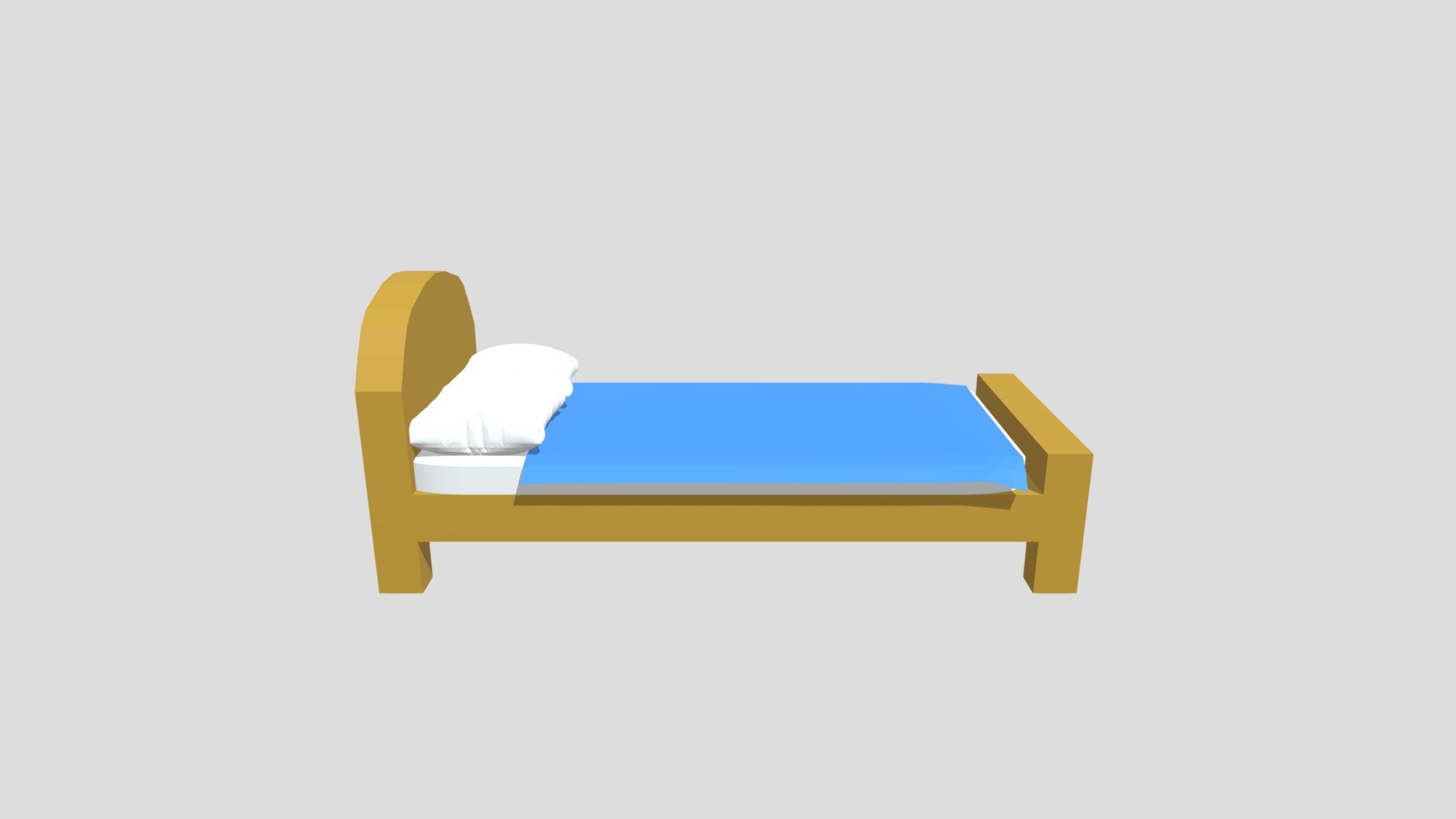 Bed 3d Model By Hamza Design Hamzabenmouni4 [3b2f1d5] Sketchfab