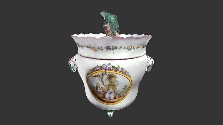 Glaciere Grenouille complet 3D Model