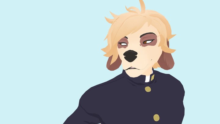 Owen Inugakusei VRChat Avatar 3D Model
